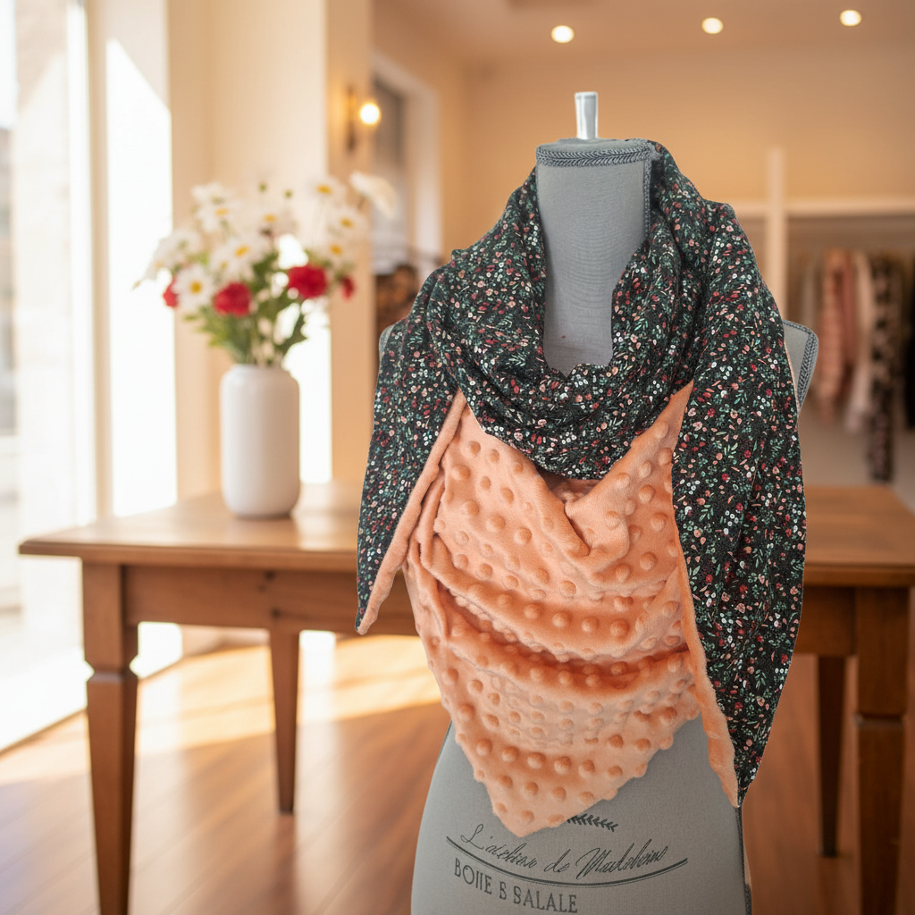 Châle réversible