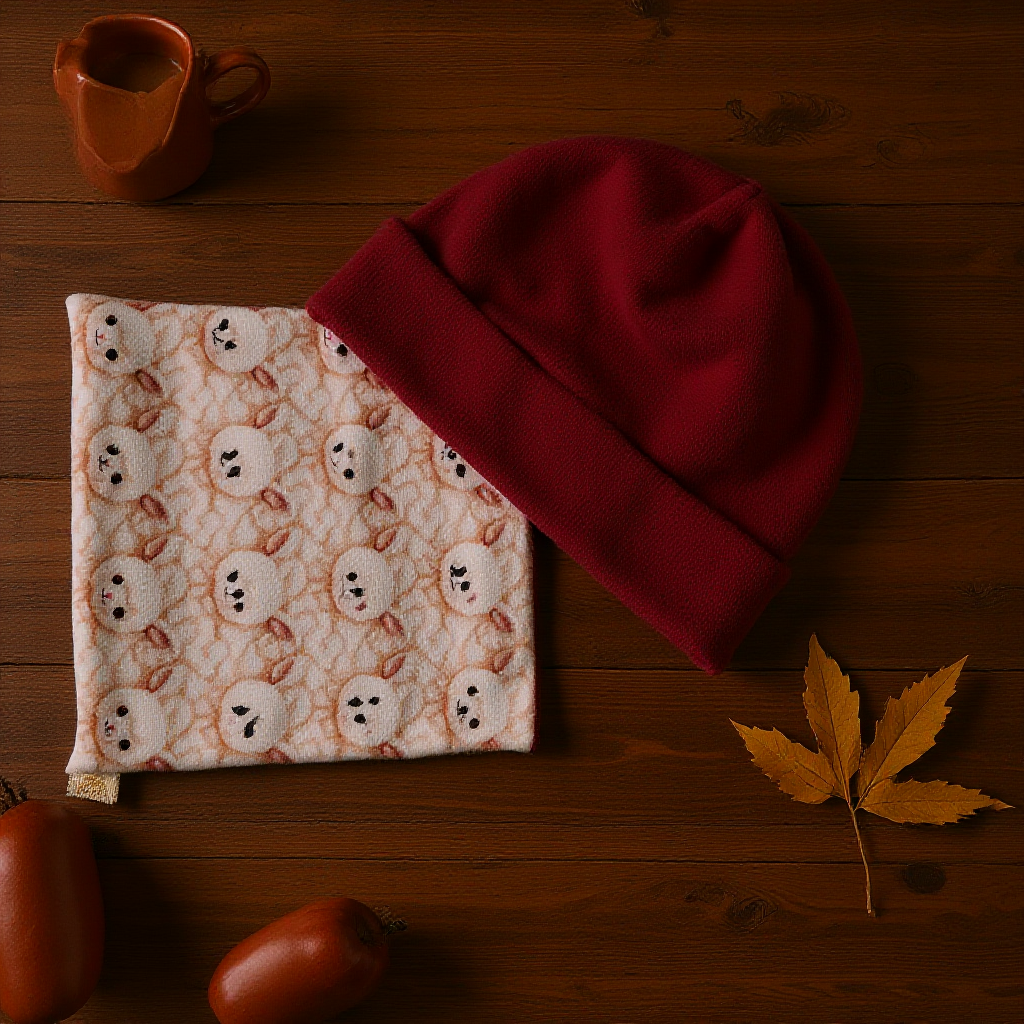 Bonnet & Snood Réversible