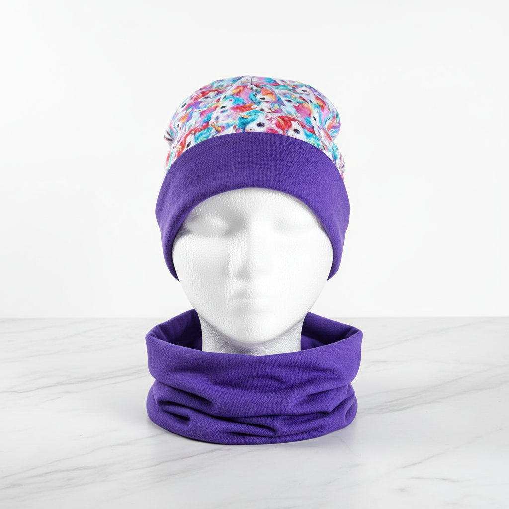 Bonnet & Snood Réversible