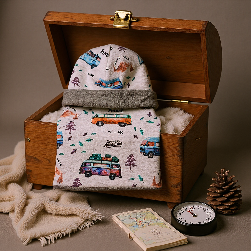 Bonnet & Snood Réversible