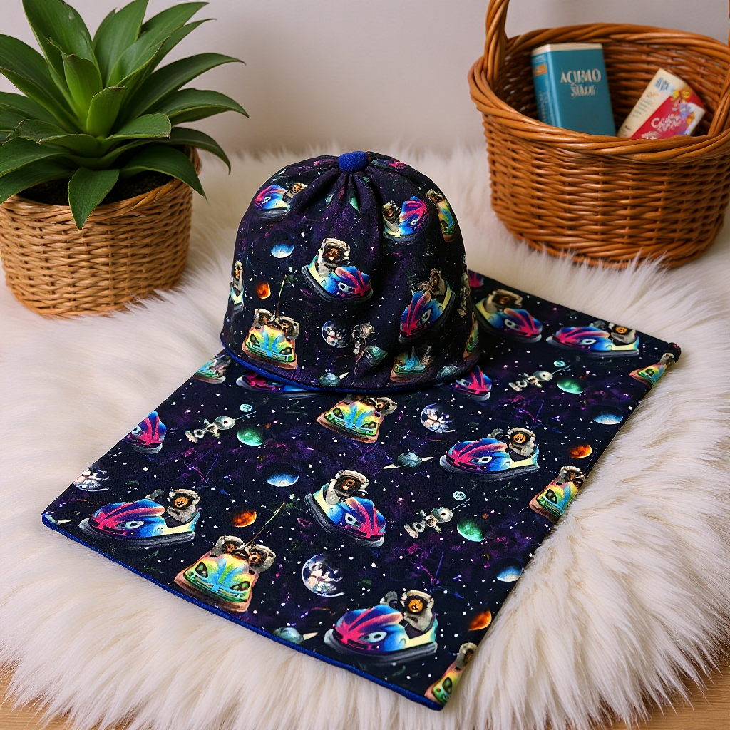 Bonnet & Snood Réversible