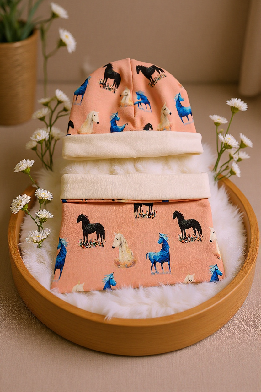 Bonnet & Snood Réversible