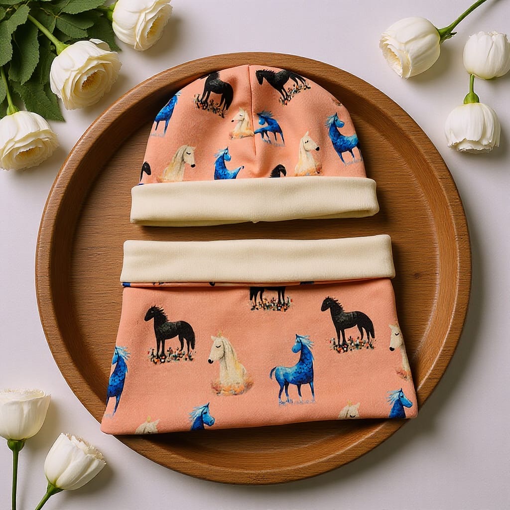 Bonnet & Snood Réversible