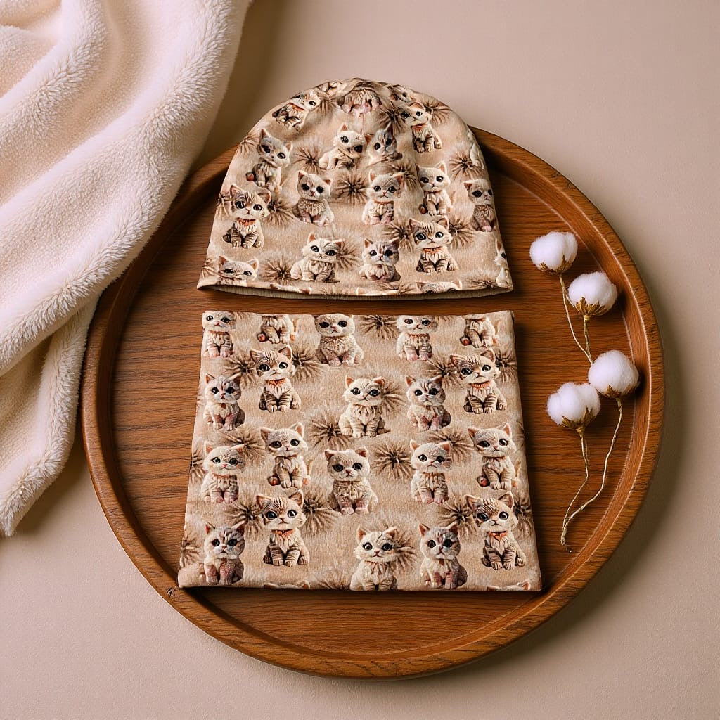 Bonnet & Snood Réversible