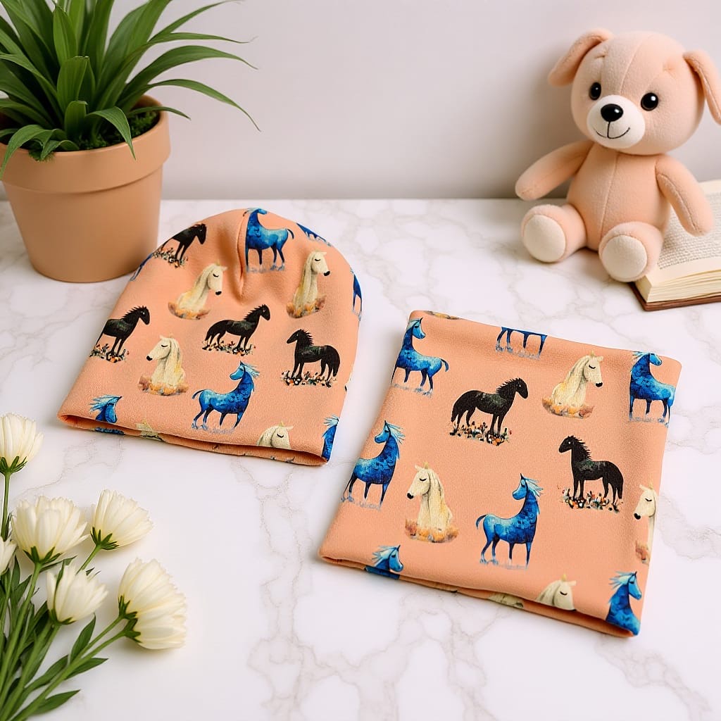 Bonnet & Snood Réversible