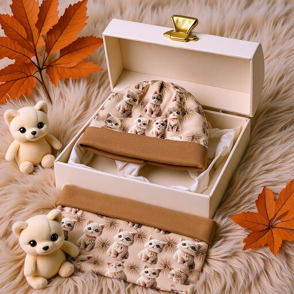 Bonnet & Snood Réversible