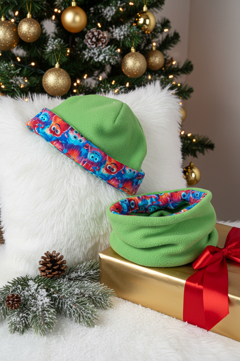 Bonnet & Snood Réversible