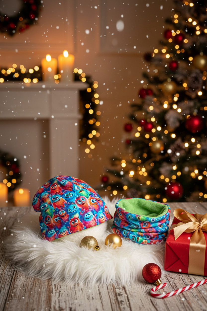 Bonnet & Snood Réversible