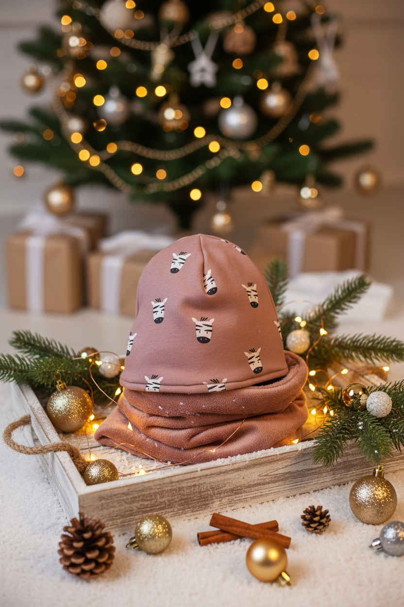 Bonnet & Snood Réversible