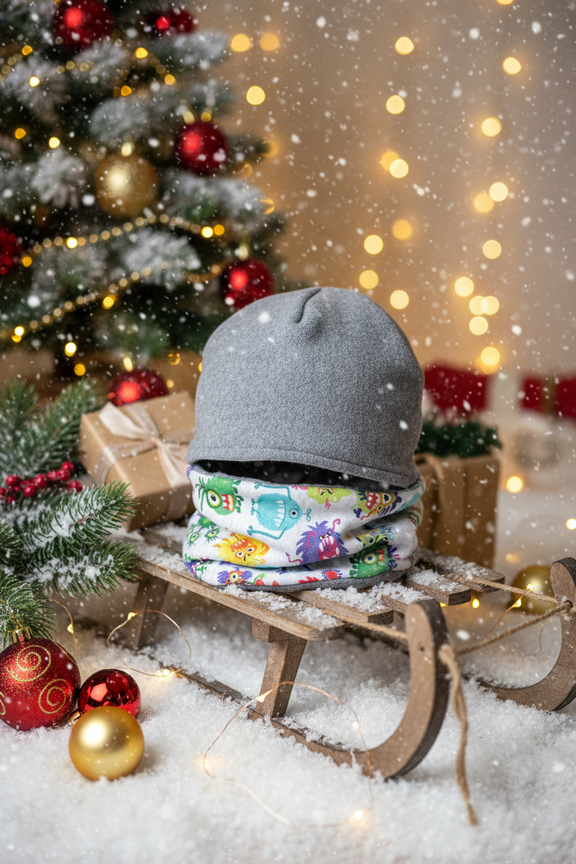 Bonnet & Snood Réversible